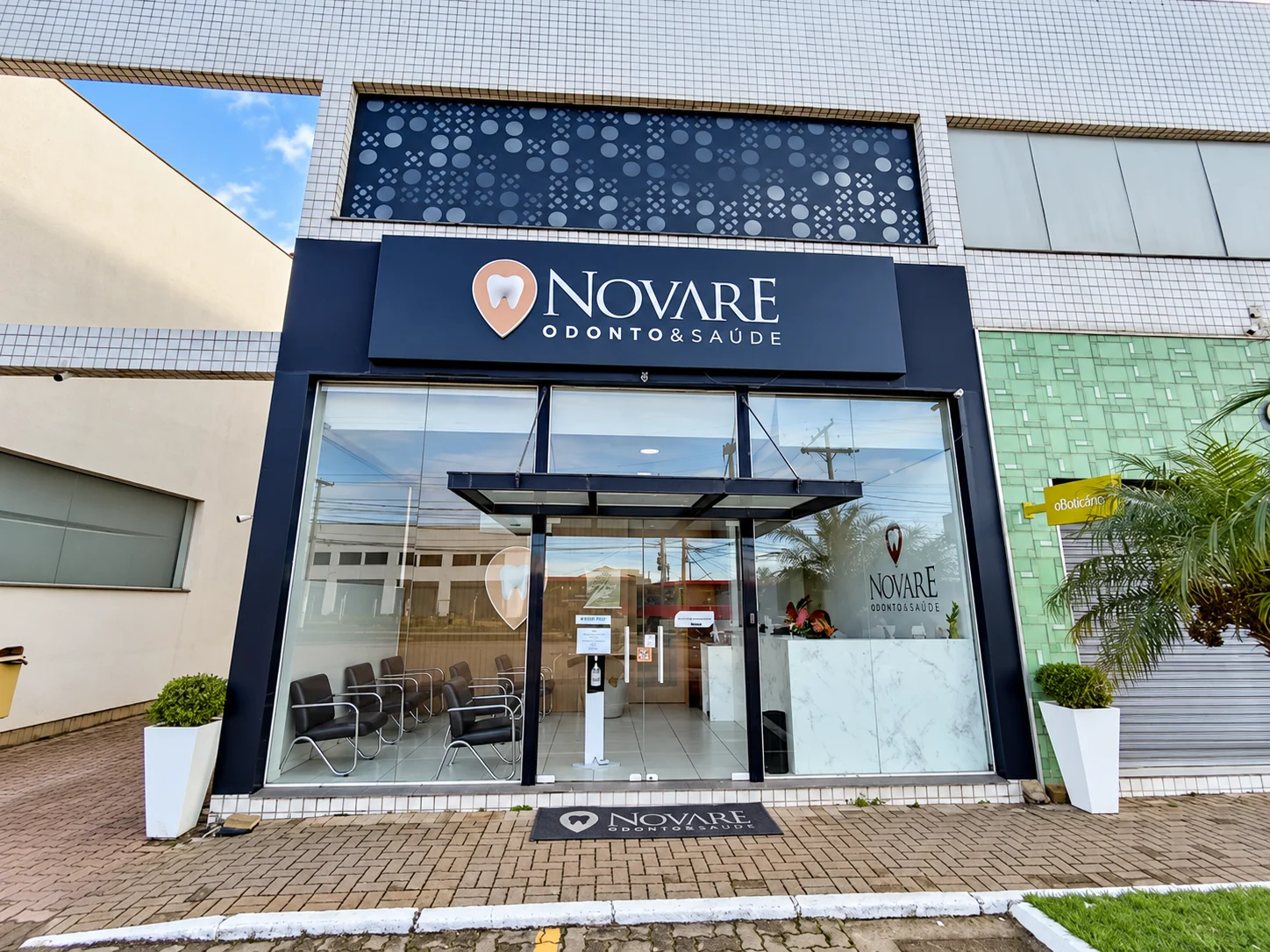 Fachada da unidade Novare Hípica